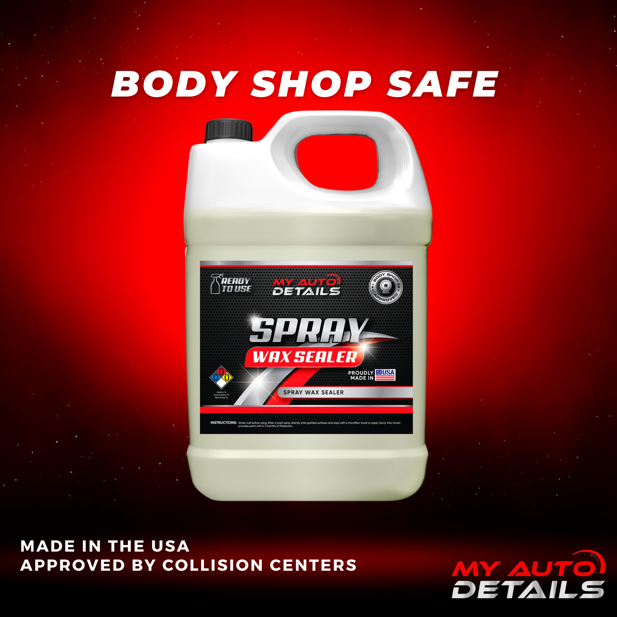 Shop Spray Wax Sealer for Cars in California | My Auto Details
